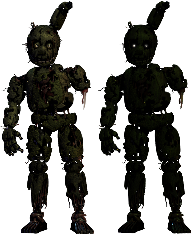 5 Mo - Fnaf Springtrap (627x760), Png Download