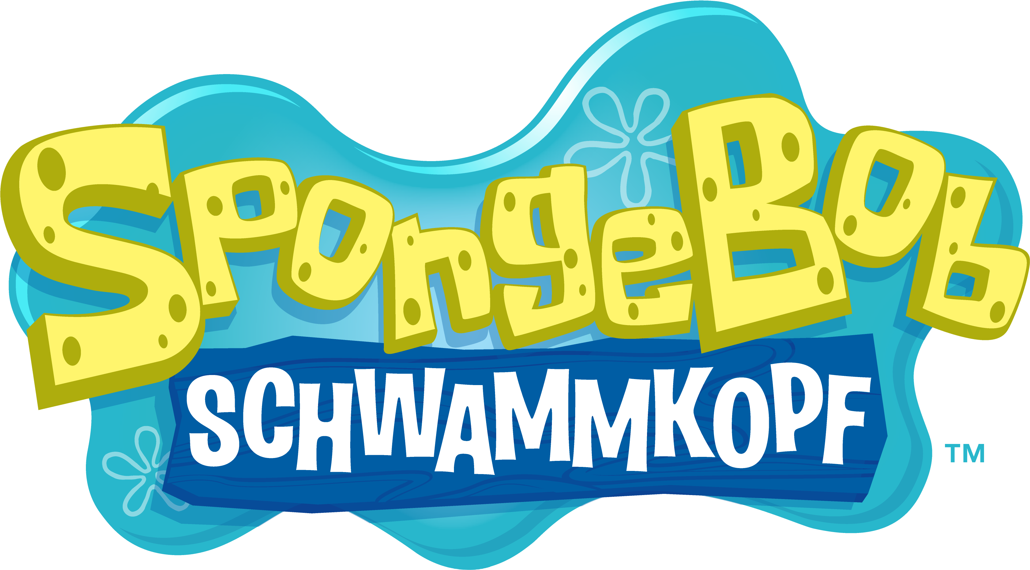 Spongebob Characters Names - Spongebob Logo (3702x2145), Png Download