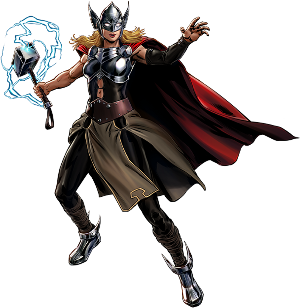 Thor Comics Jane Foster - Avengers Secret Wars Jane Foster Thor (400x407), Png Download