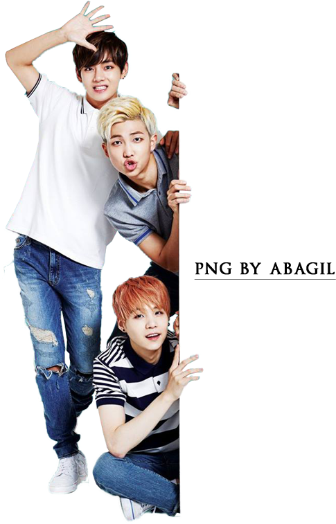 Bts V Rap Monster And Suga Render Png By Abagil - Bts (600x800), Png Download
