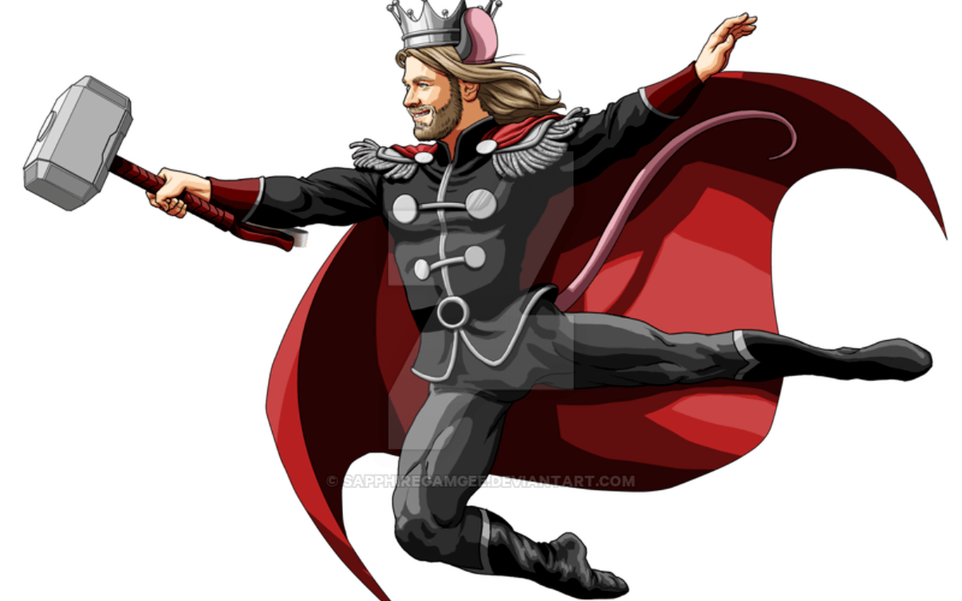 Collection Of Free Nutcracker Drawing Christmas Cracker - Avengers Thor Clip Art (1368x855), Png Download