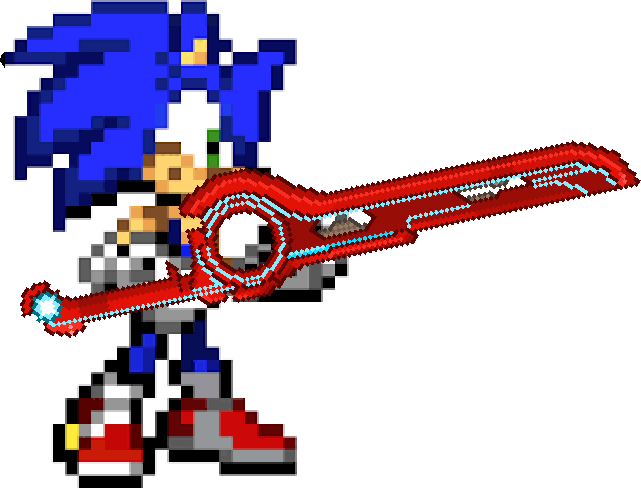 Sonic Sprite (641x488), Png Download