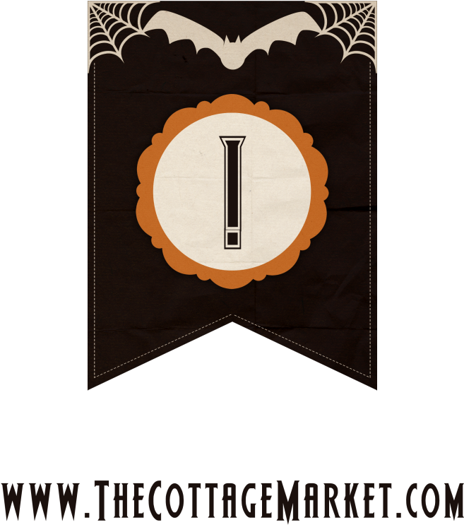 Free Halloween Printable Banner Complete Alphabet And - Halloween Printable Banner Letters (819x1024), Png Download