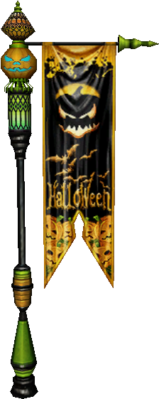 Halloween-banner - Computer File (236x575), Png Download