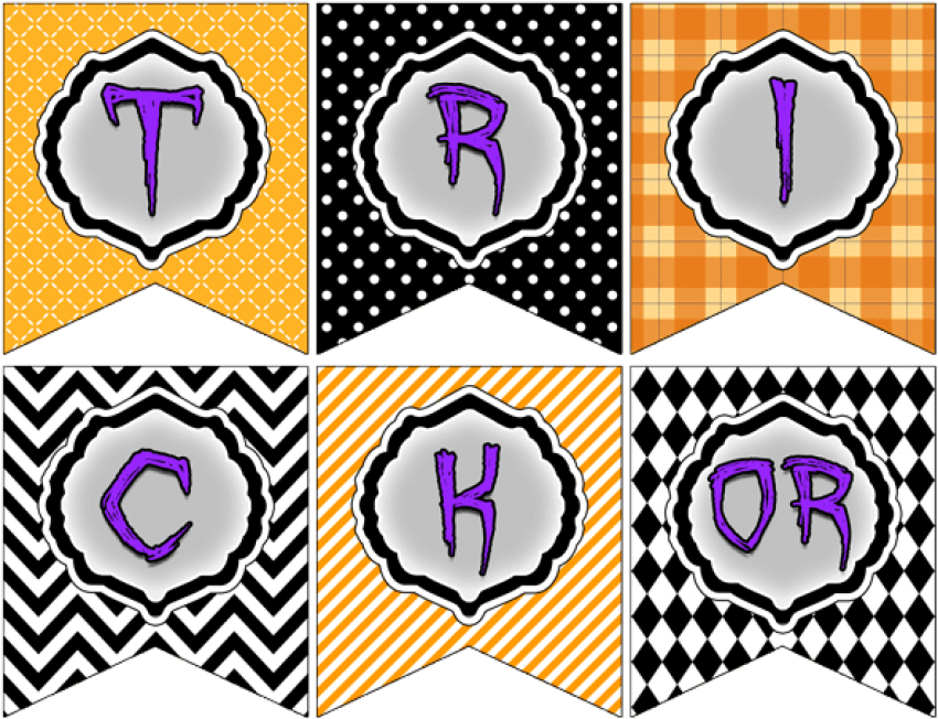 Free Halloween Printable Banners - Free Halloween Boo Banner Printables (600x464), Png Download