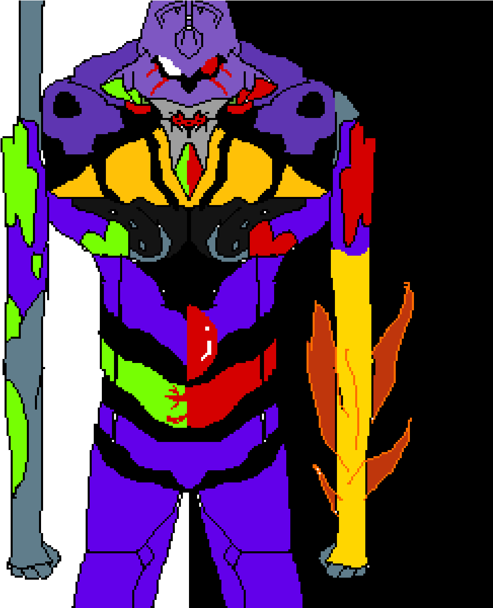 Evangelion Unit 01 Full Body - Neon Genesis Evangelion (1200x1200), Png Download