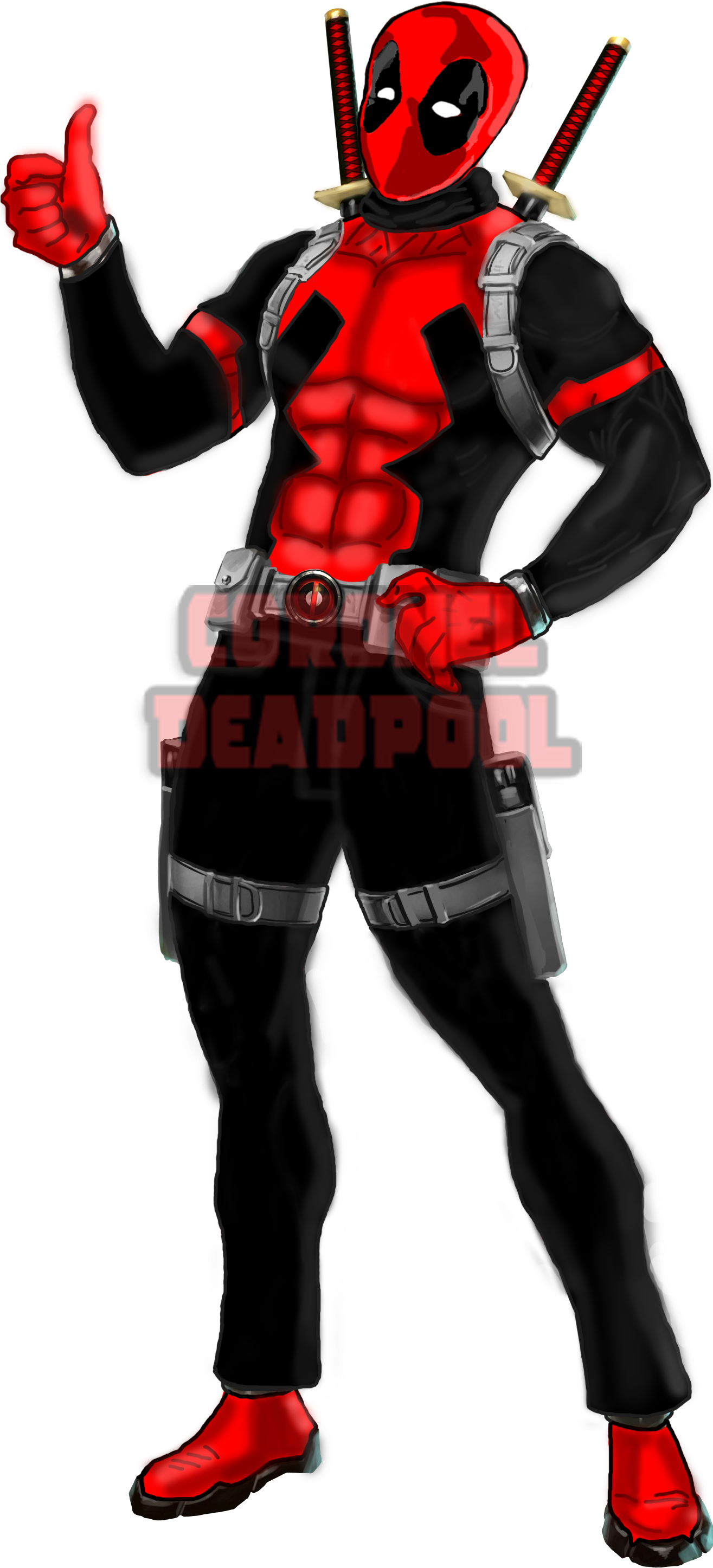 No Señor, Mi Muy Good - Marvel Puzzle Quest Deadpool (1314x2957), Png Download