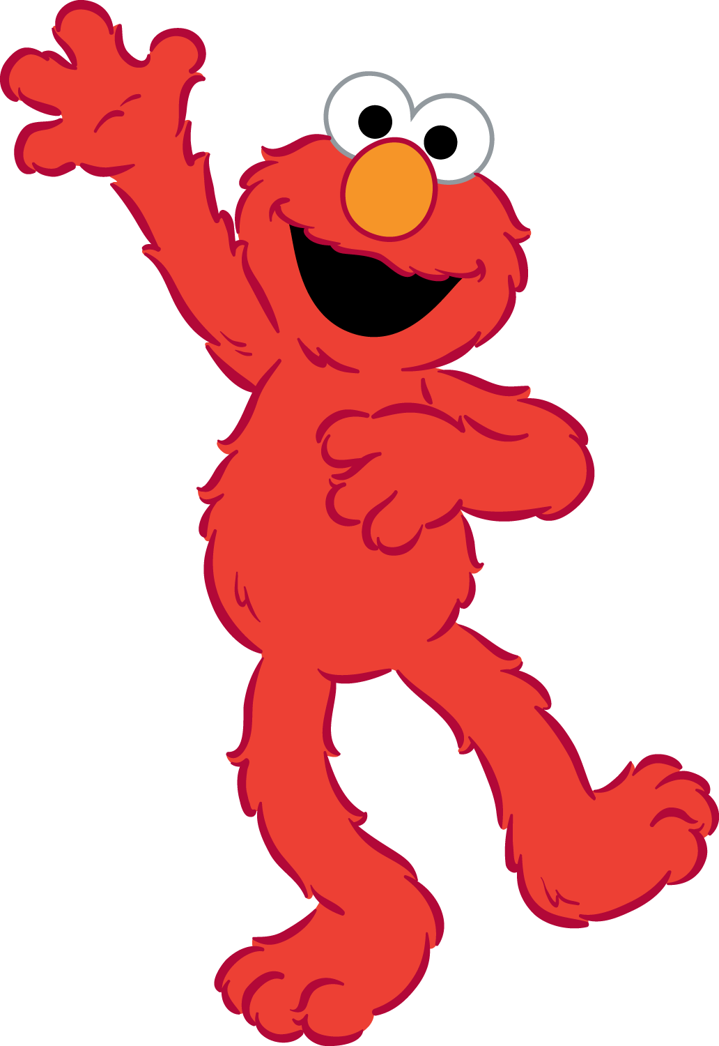 Elmo Birthday Png - Plaza Sesamo Personajes Elmo (1032x1500), Png Download