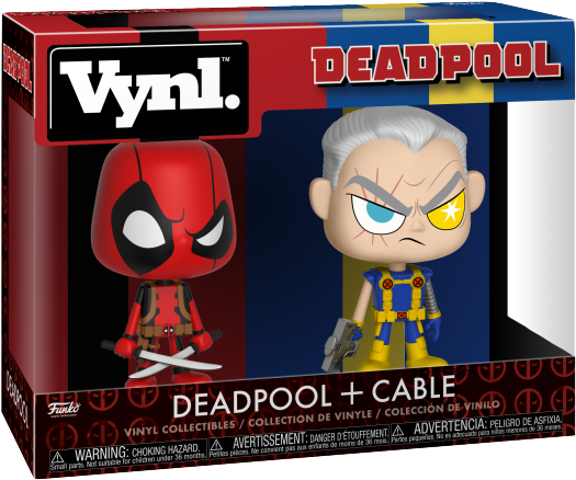 Marvel Deadpool And Cable Vynl - Funko Vynl Deadpool Cable (625x491), Png Download