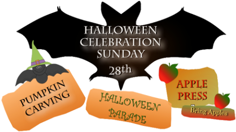 Halloween - Neighborhood Events - Silhouette Clip Art Bats (480x288), Png Download