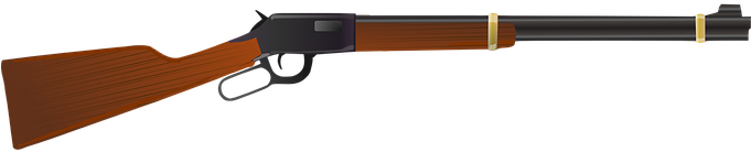 Winchester Rifle Cowboy Gun Weapon Western - Diana Stormrider (680x340), Png Download