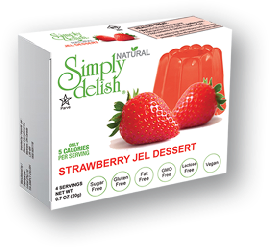 Raspberry Jelly Quick Shop - Simply Delish Natural Orange Jel Dessert (600x600), Png Download