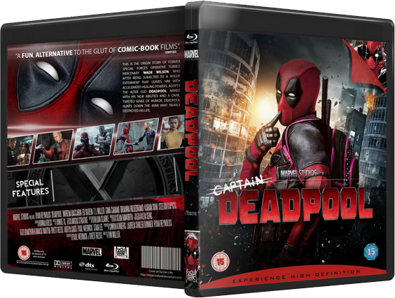 Deadpool 2016 Bluray Hindi Dubbed Audio - Deadpool Edible Image Photo Cake Topper Sheet Birthday (564x426), Png Download