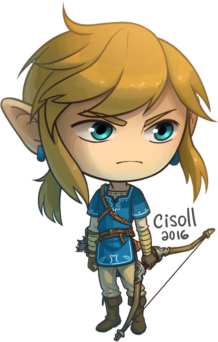 Download My Sticker Of The New Link From Breath Of The Wild Video