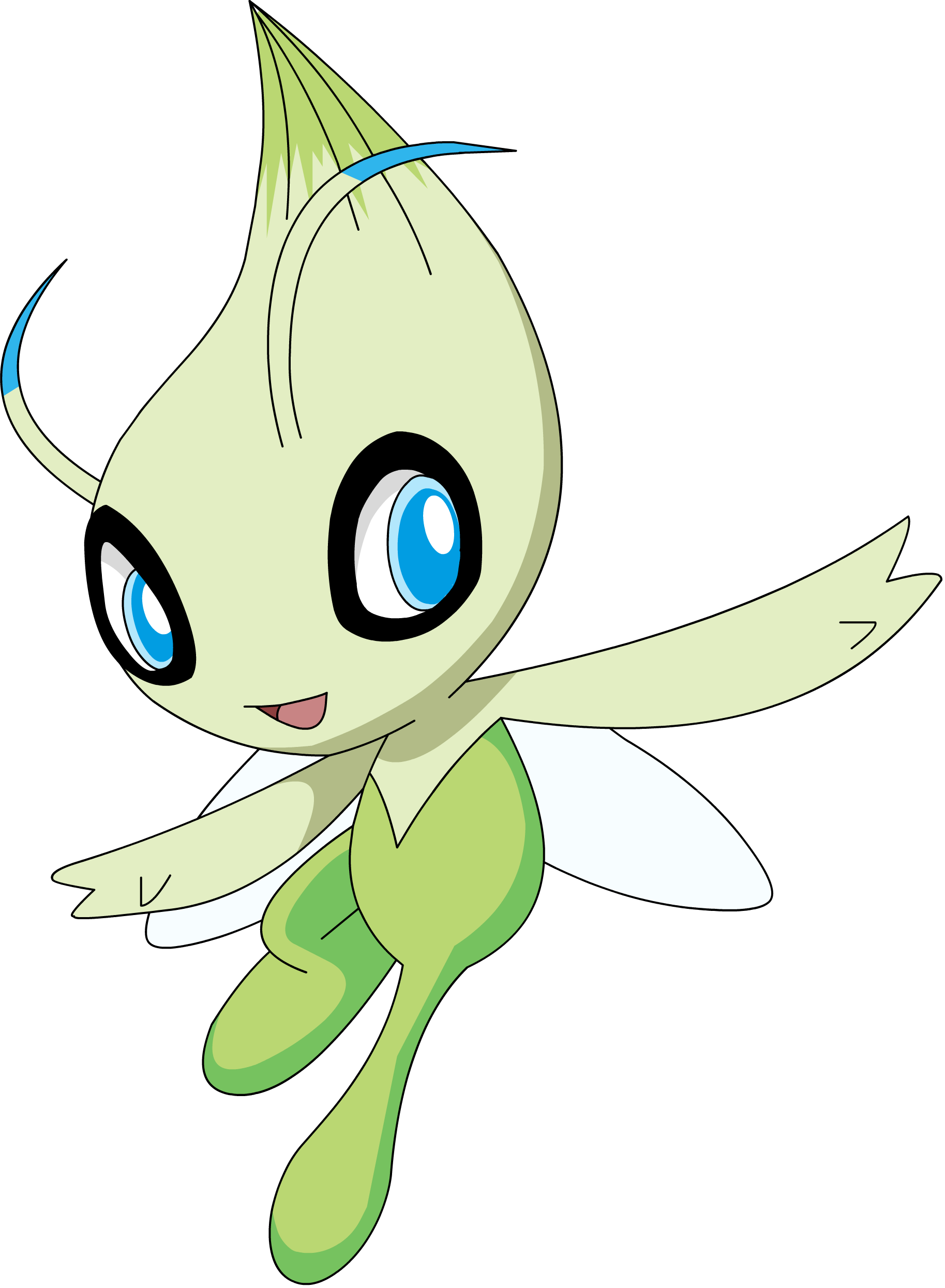 Celebi - Pokemon Celebi (1827x2490), Png Download