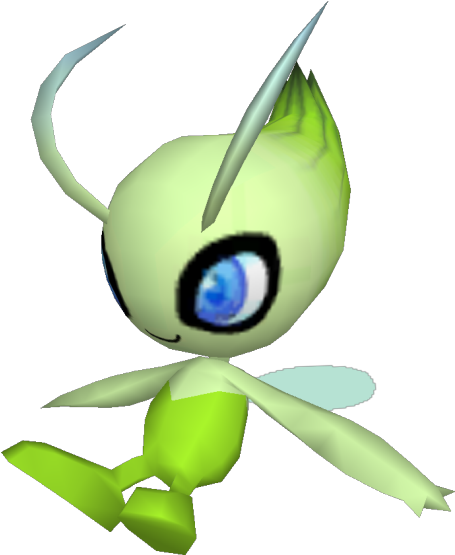 Download Zip Archive - Celebi Super Smash Bros (750x650), Png Download