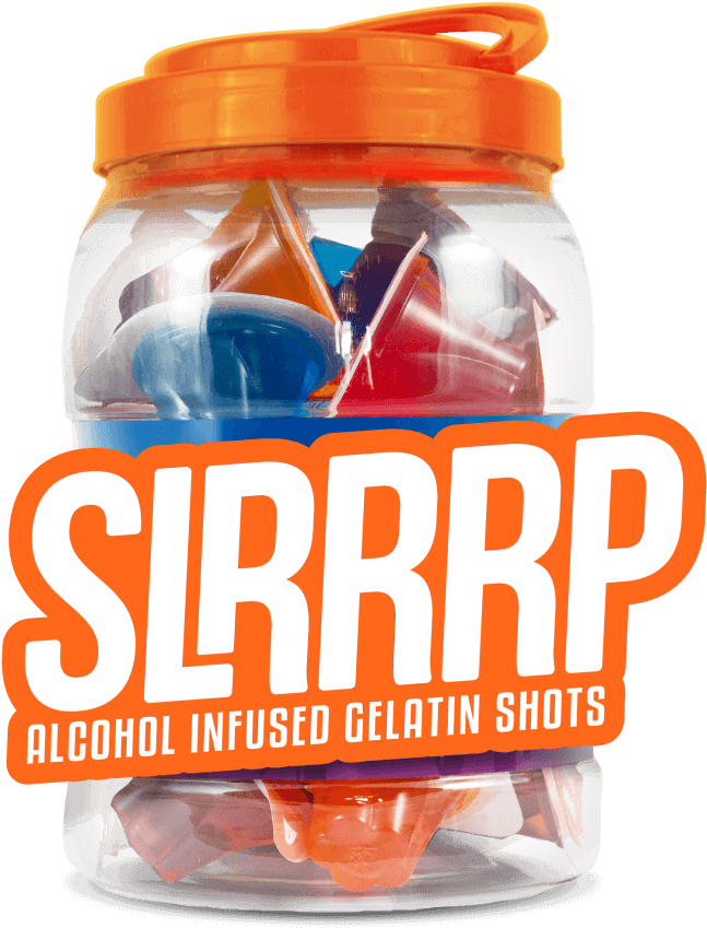Download Slrrrp Jar Large Header Image Slrrrp Jello Shots PNG Image with No Background