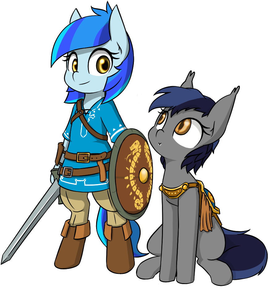 Rice, Breath Of The Wild, Link, Oc, Oc - Breath Of The Wild Y My Little Pony (1000x1000), Png Download