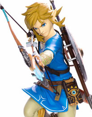 The Legend Of Zelda Breath Of The Wild Pvc Statue Link - Legend Of Zelda - Breath Of The Wild Statue (400x400), Png Download