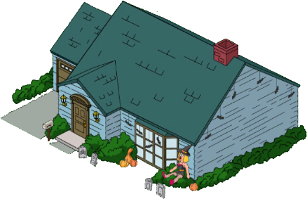 Halloween Quagmire House - Valentine's House (460x460), Png Download