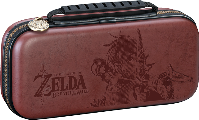Game Traveler Deluxe Travel Case - Zelda Switch Case Brown (640x480), Png Download