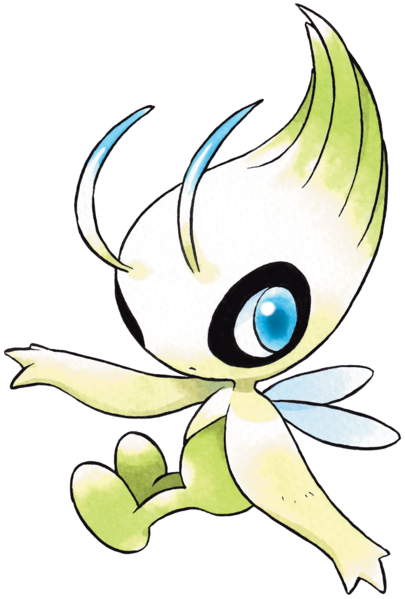Pokemon Celebi (405x599), Png Download
