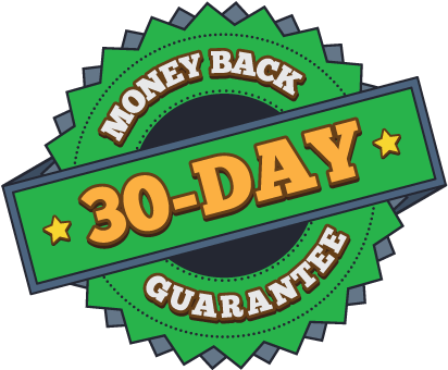 Money Back 30 Day Guarantee On Chainsaw Sawhorses - 30 Days Money Back Png (429x366), Png Download