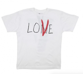 Vlone Love T-shirt - Active Shirt (600x315), Png Download