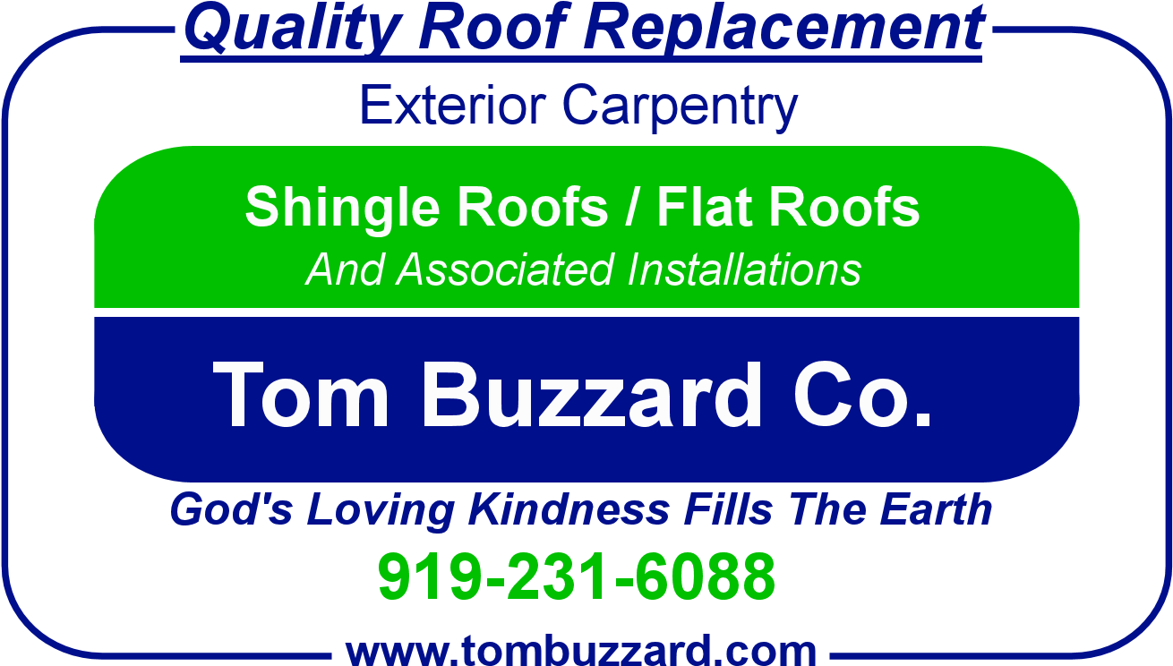 Tom Buzzard Roofing - Tom Buzzard Co (1400x800), Png Download