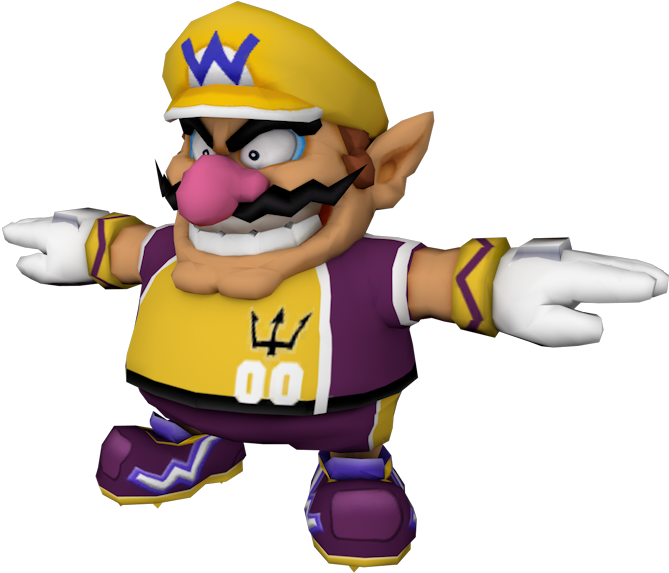 Download Zip Archive - Mario Strikers Wario (750x650), Png Download
