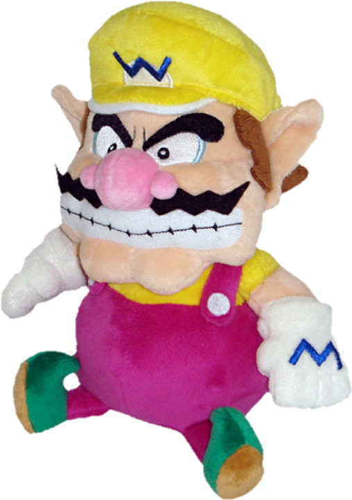 Wario - Wario Plush Toy (526x742), Png Download