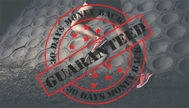 30 Day Money Back Gurantee - Graphic Design (618x355), Png Download