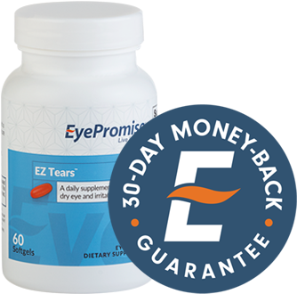 30 Day Dry Eye Relief Money Back Guarantee - Eye Promise Vizual Edge - 30 Softgels (359x352), Png Download