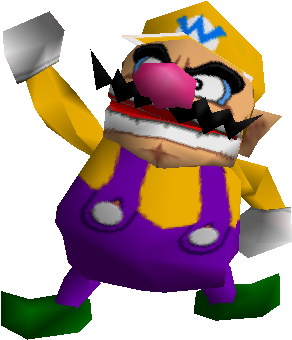 Wario Was Originally Meant To Be A German Character - Wario Mario Party 1 (494x456), Png Download