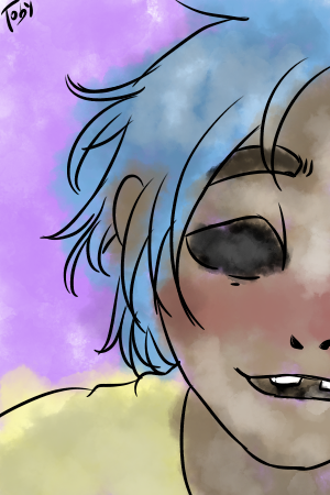 Gorillaz 2d - Medibang Inc. (300x450), Png Download