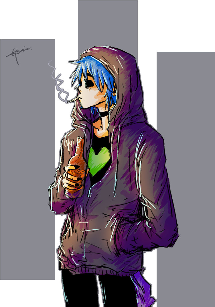 View Fullsize 2d Image - Gorillaz 2d 2d Fan Art (950x1070), Png Download