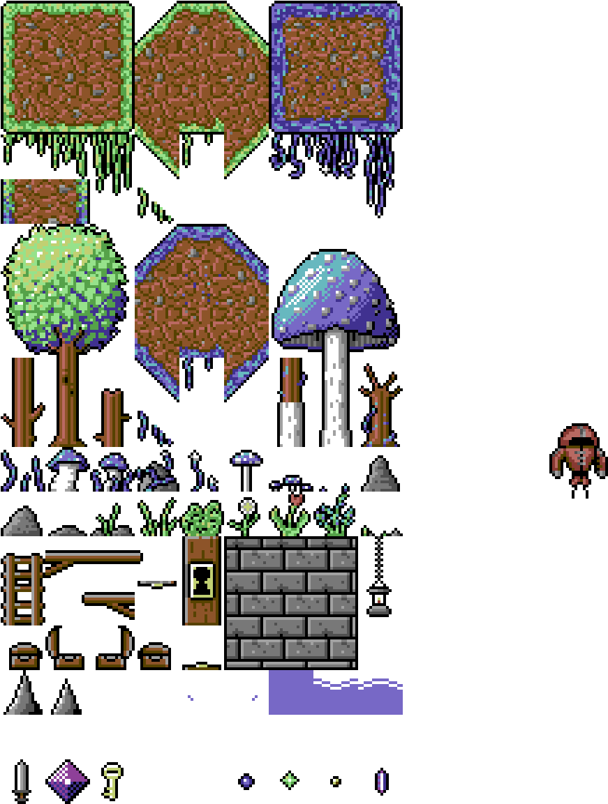 Theoretical Platformer Game Artwork Using The Limited - Illustration (1039x1152), Png Download