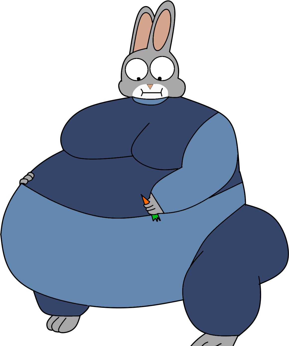 Fat Judy Hopps - Lt. Judy Hopps (1279x1465), Png Download