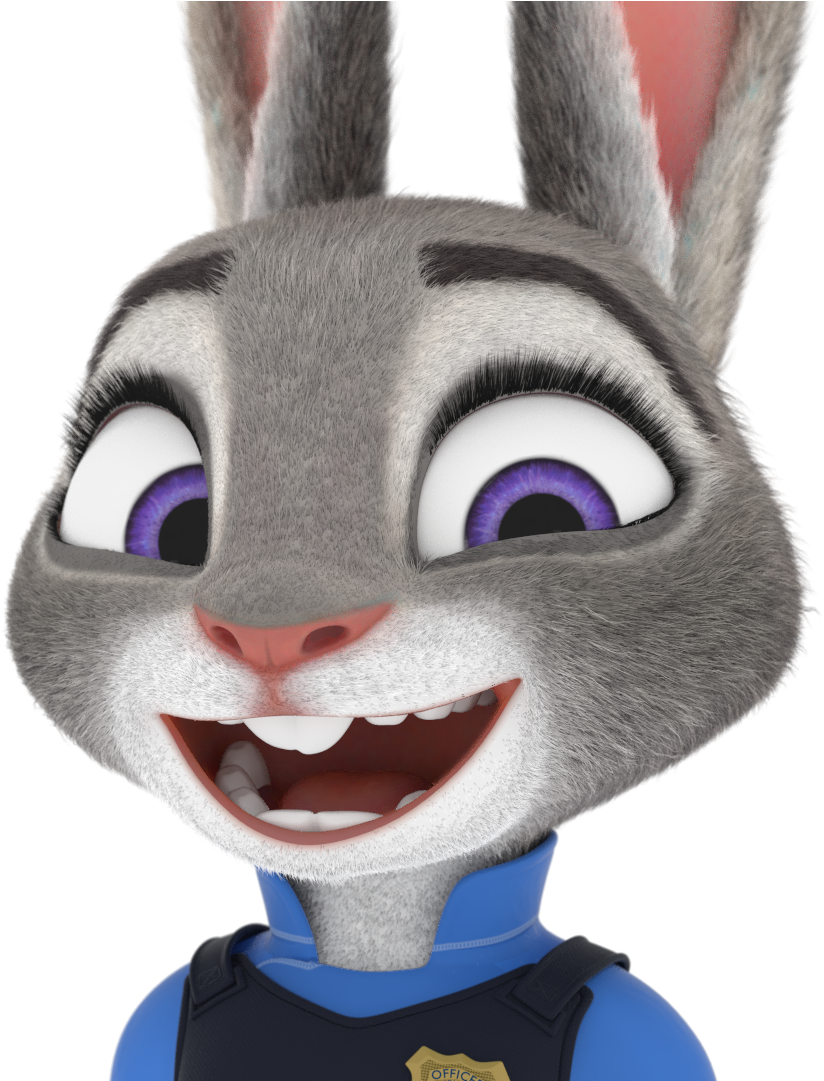 More Judy Hopps Stickers For Telegram - Judy Hopps Head Png (1080x1080), Png Download