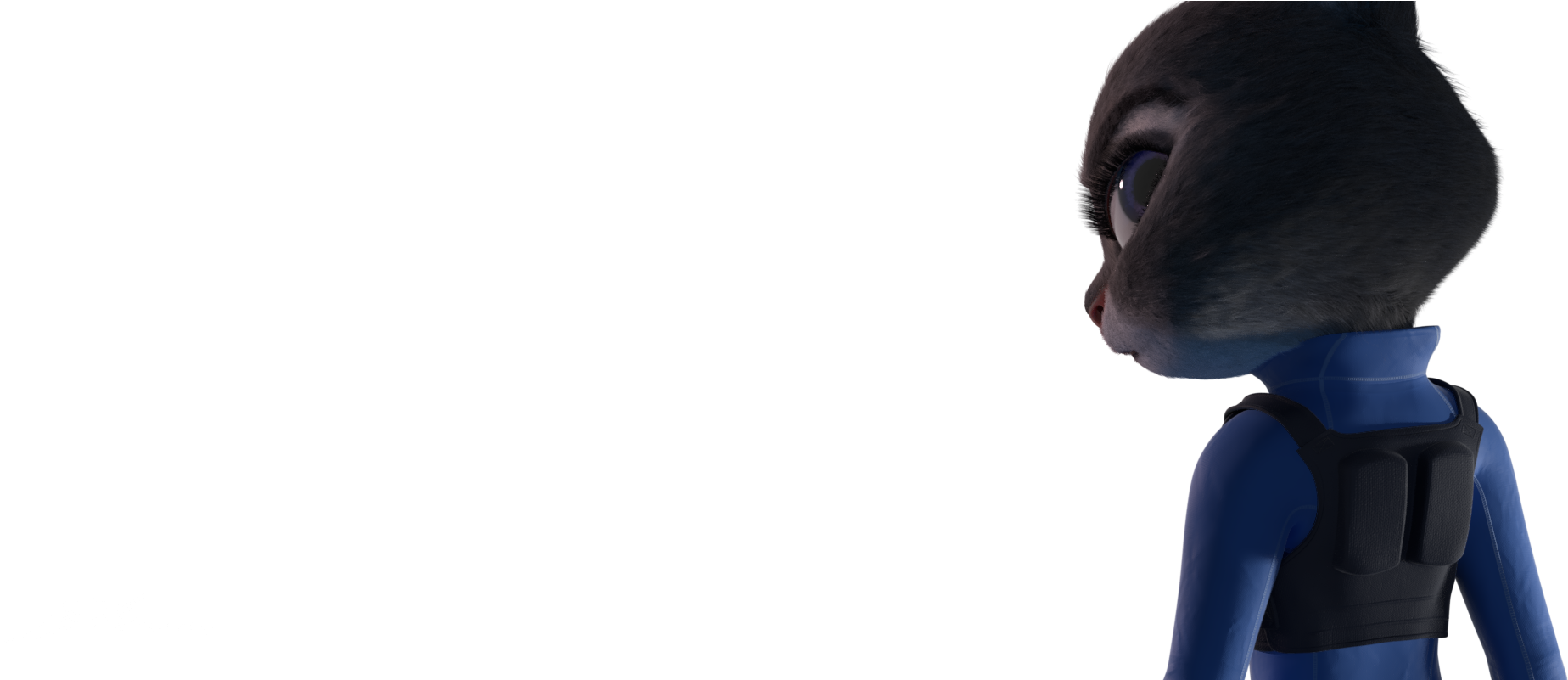 Judy Hopps Render - Girl (1920x800), Png Download