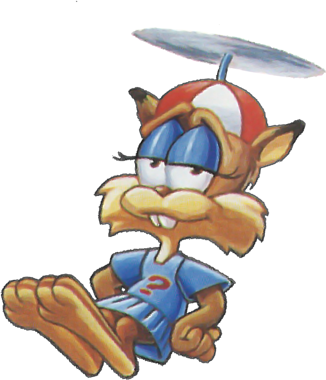 The Video Game Art Archive The Very Last Of Bubsy Related - Bubsy (500x500), Png Download
