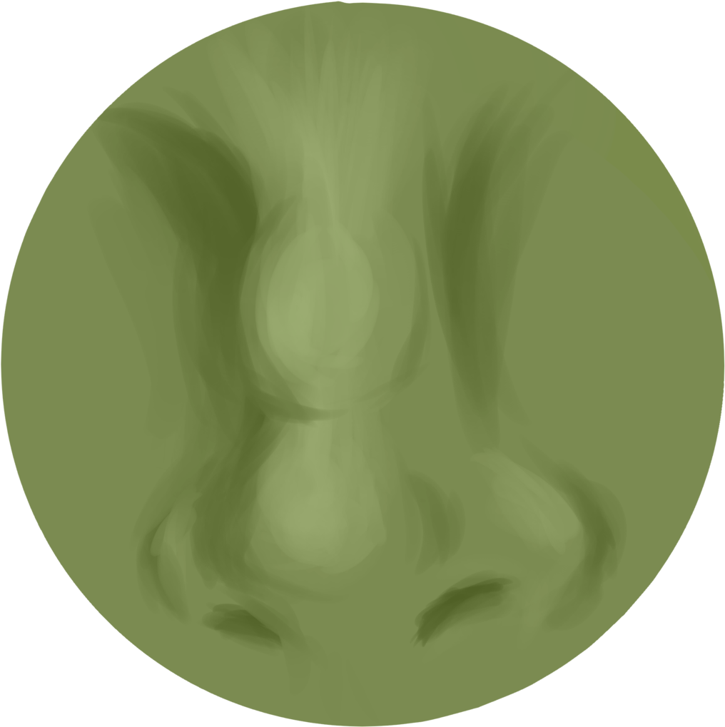 Murdoc Gorillaz Nose Shading Practice Stickers Practice - Ville De Saint Etienne (1280x1280), Png Download