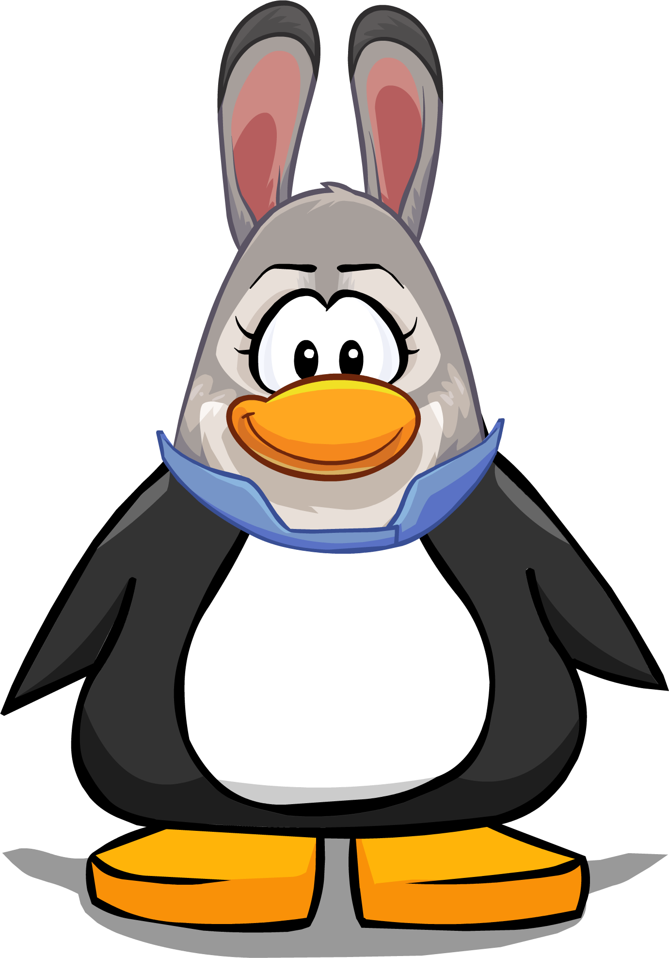 Judy Hopps Mask On A Player Card - Squishy's Mom Club Penguin (1380x1974), Png Download