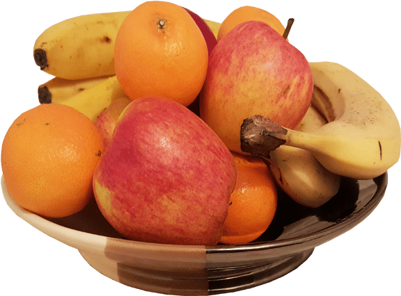 Bowl Of Fruit Png (600x513), Png Download