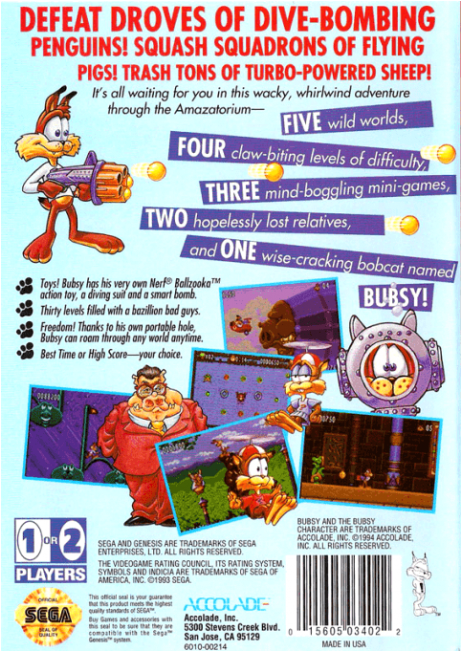 Zoom - Bubsy 2 (650x650), Png Download