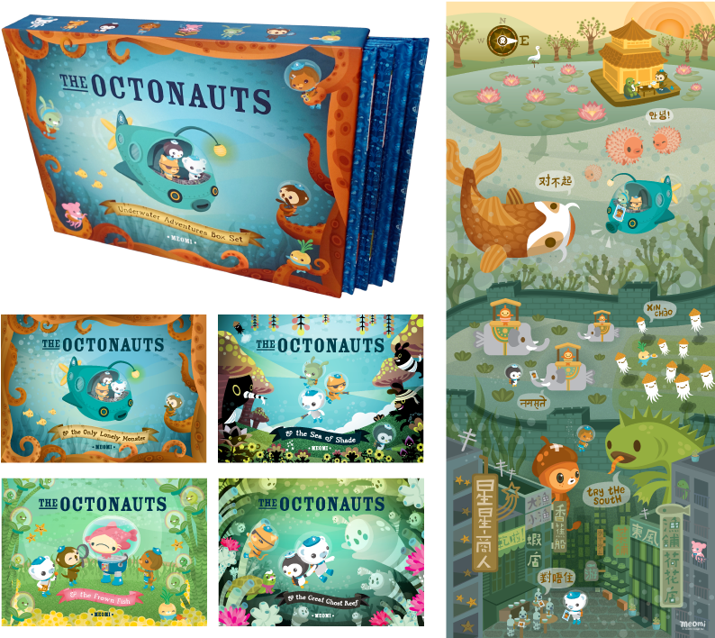 The Octonauts Underwater Adventures Box Set - Octonauts Underwater Adventures Box Set (800x721), Png Download