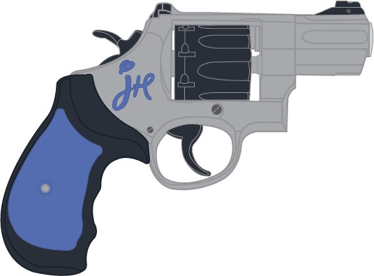 Judy Hopps Sw327 Ng Revolver By Stu Artmcmoy17-daiwugu - Smith & Wesson Model 686 (536x395), Png Download