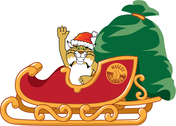 Banner Free Stock Holiday Clip Art Downloads Mascot - Bobcat Clipart (721x518), Png Download