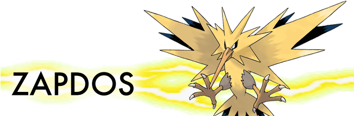How To Catch Zapdos - Pokemon Zapdos (700x256), Png Download