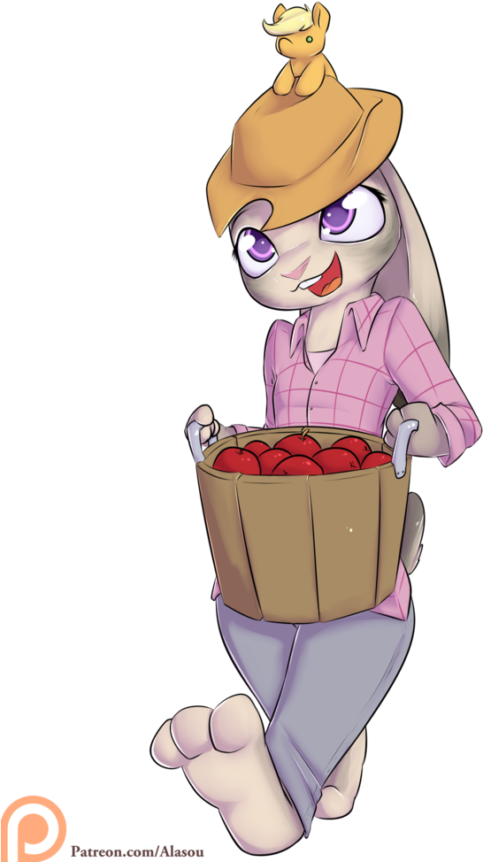 Apple, Applejack, Artist - Zootopia (683x1024), Png Download